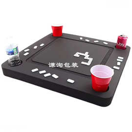 eva水上麻将桌多米诺骨牌Mahjong防水浮力游戏桌可印刷