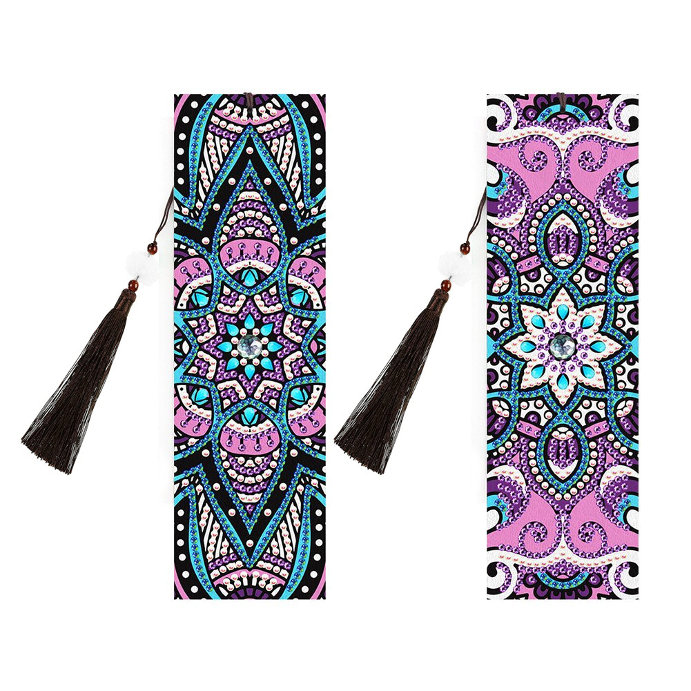 Diamante DIY dibujo de marcadores derivados de diamante mandala 5D punto bordado de diamante decoración de cuero bordado