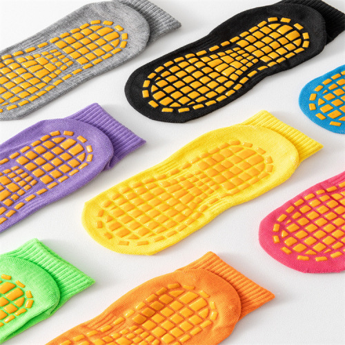 Children's trampoline socks preschool yoga socks anti-slip socks home floor socks Make LOGO