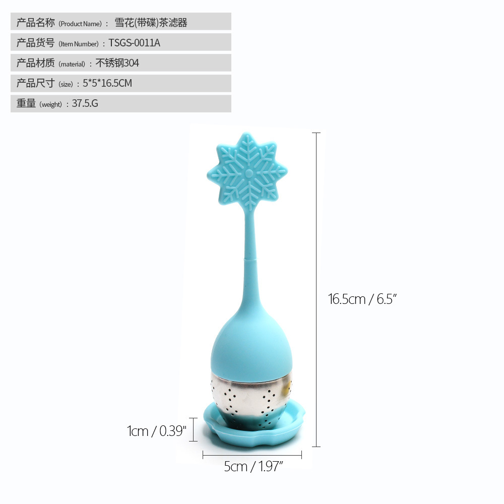Infusor de Té de Acero Inoxidable 304 y Silicona