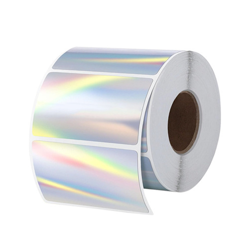 Rainbow Label Sticker Metal Laser Reflective Holographic Thermo-sensitive Printing Laser Waterproof Pressure-sensitive Label