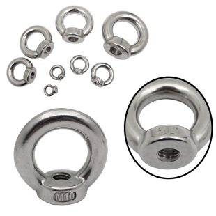 YZ stainless steel 304 316 material German standard eye nut stainless steel eye nut ring nut