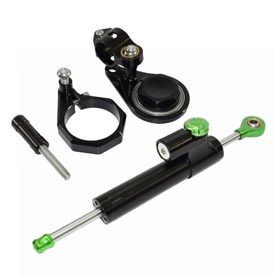 ruler directional damper steering – Motorcycle frame - black-green