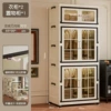 33865-5F Aixiang Folding Cabinet 1+2G-Transparent
