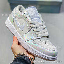 莆田乔1蛇年低帮板鞋限定幻彩珠光运动鞋情侣复古百搭男女篮球鞋