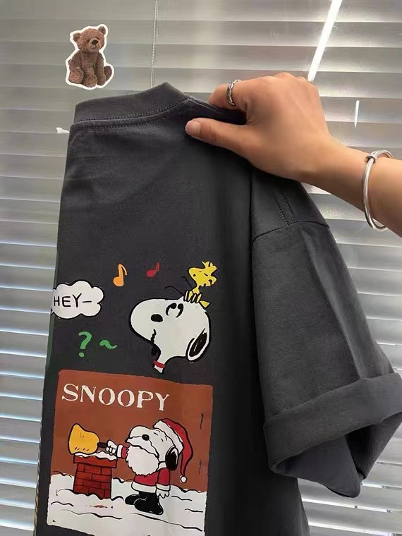 【牛奶丝180克双磨】22975短袖T恤女韩版宽松慵懒原宿上衣chic港