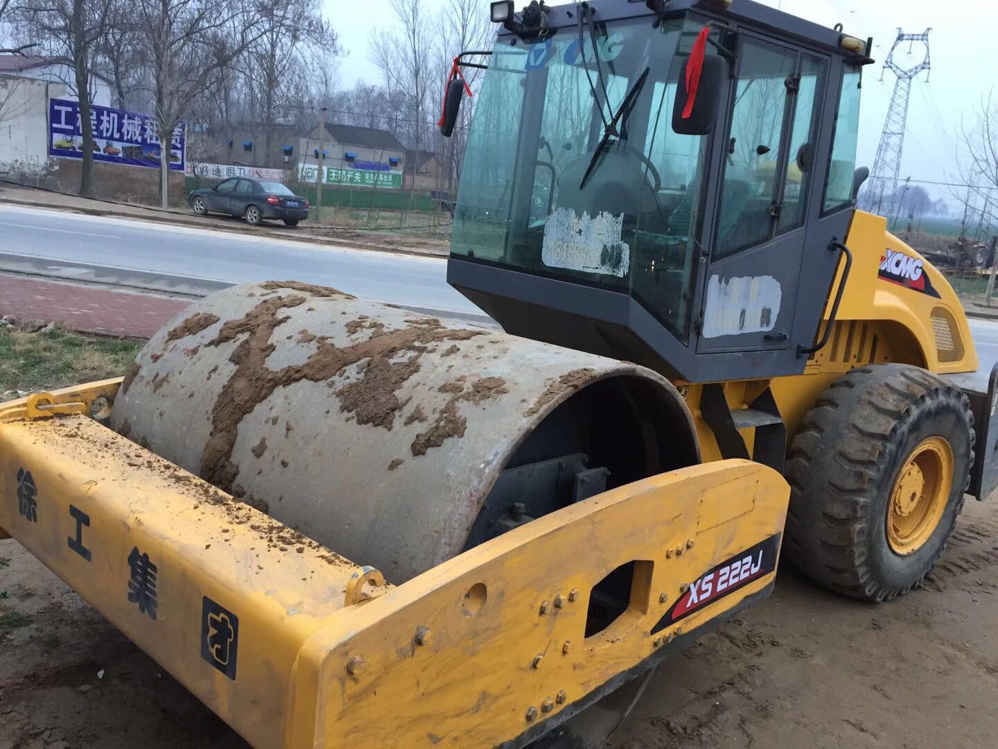 Guangdong Guangxi tiene un mercado 202 XCMG Liugong 22J rodillo