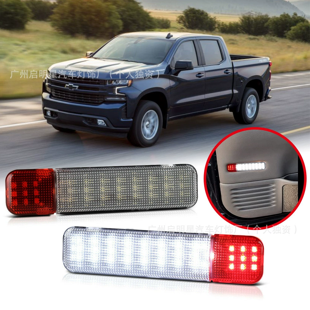 Подсветка дверей Chevrolet, подсветка дверей Cadillac, подходит для габаритных огней Silverado, подсветка дверных панелей Hummer, автомобильные фонари для трансграничной торговли.