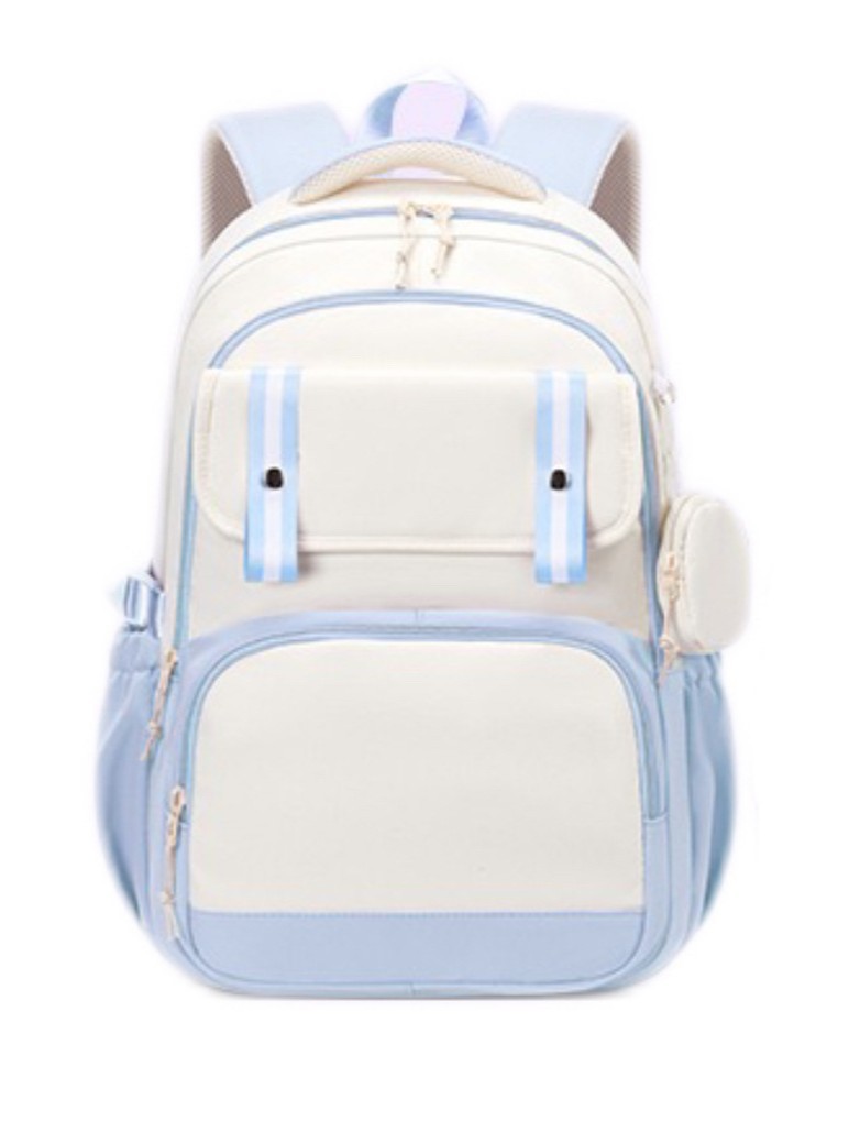 Mochila escolar estilo ins campus mochila para estudiantes de secundaria y preparatoria nuevos hombres y mujeres versión coreana de Harajuku estilo casual tendencia mochila
