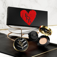 KDK明彩水霧光皮紋氣墊BB霜細膩服帖持妝水感粉底遮瑕1+2替換套盒