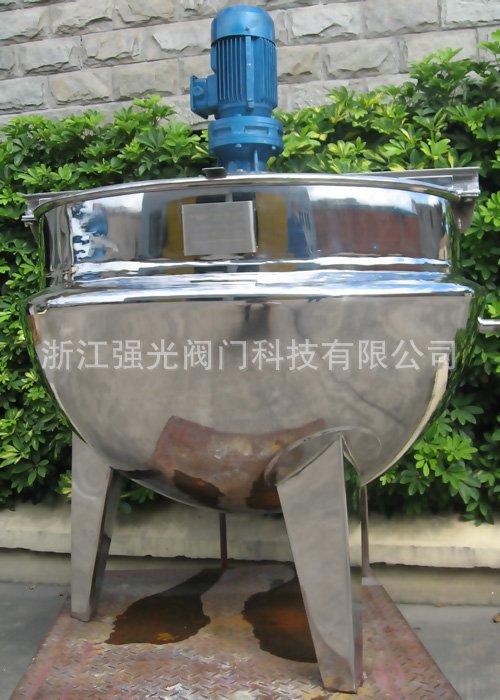 不锈钢立式搅拌化糖锅，溶糖锅，熬糖锅，电加热，固定式蒸汽加热