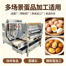全自动鸡蛋剥壳机商用熟鸡蛋鸭蛋去壳扒皮机卤蛋加工配套剥壳设备