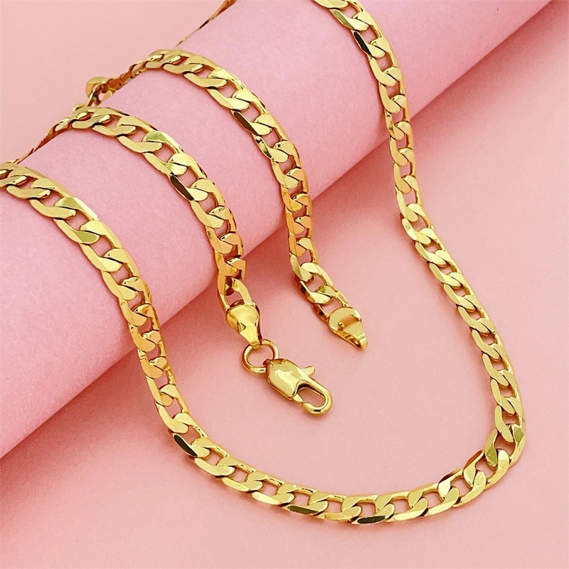 銅金メッキ真空メッキ24k金6mm 1対1男女共通幾何学欧米の熱売|undefined