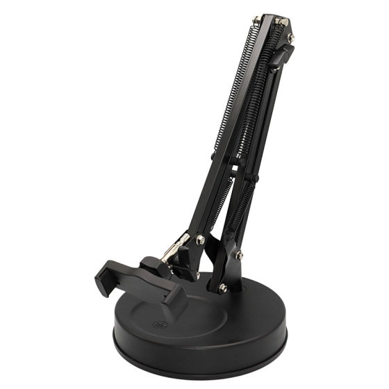 Factory Direct Supply Mobile Phone Live Photography Bracket Desktop Weighting Base Flat Clip Adjustable Disc Cantilever Bracket
