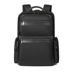 新款商务双肩包好质量男士大容量简约USB电脑包高级感立体通勤包