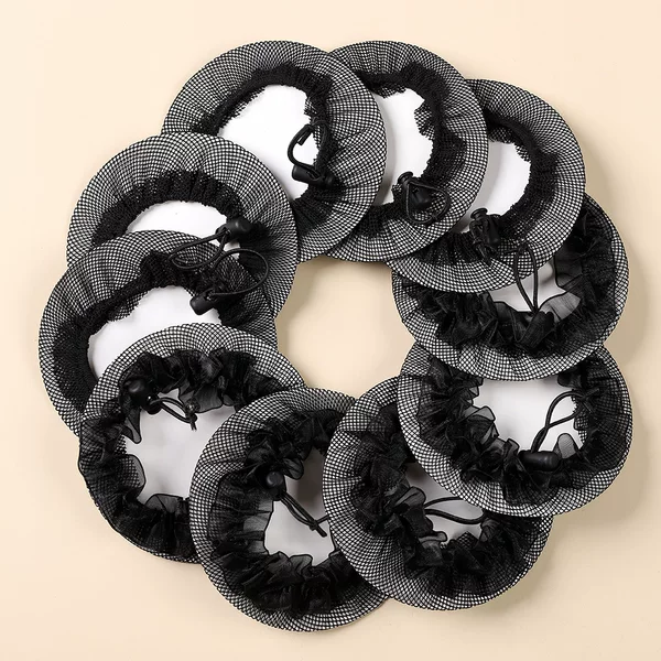 Drawstring Dance Grade Test Hair Net Professional Flight Attendant Nurse Hair Net Children Hair Ball Hair Accessories