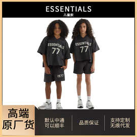 Essentials复线儿童t恤FOG小众潮牌美式宽松纯棉短袖高街批发
