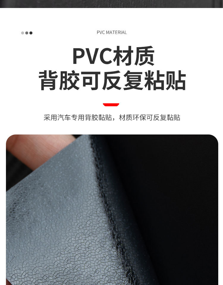 Suitable for Tesla Model Y New Version Model 3 A+B Pillar Stickers Car Exterior Accessories Carbon Fiber Pattern Stickers