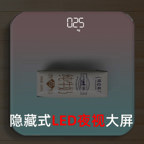 Smart Bluetooth connected phone body fat scale wholesale adult portable cute style home LED fat body scale