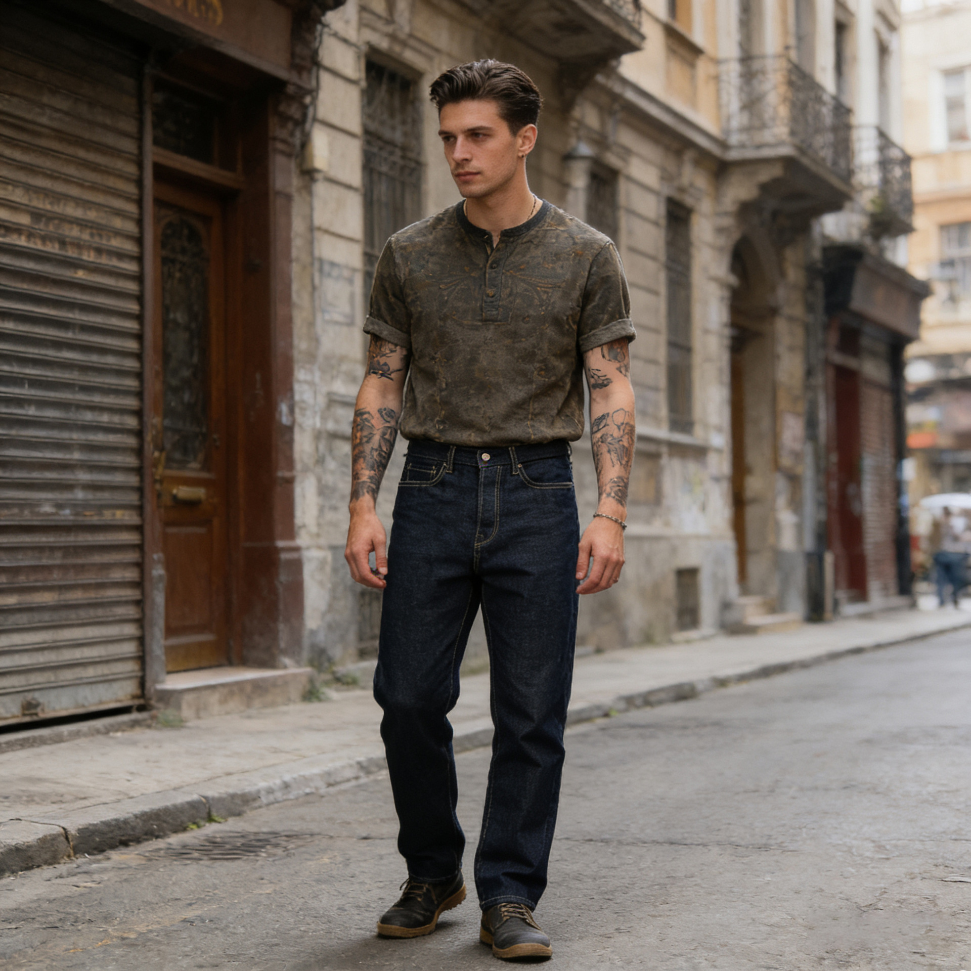 Jeans pesados para hombre