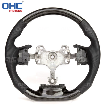 Suitable for isuzu isuzu Dmax Ranger mu-X modified carbon fiber steering wheel off-road steering wheel (Steering wheel) - carbon-fiber-perforated-leather