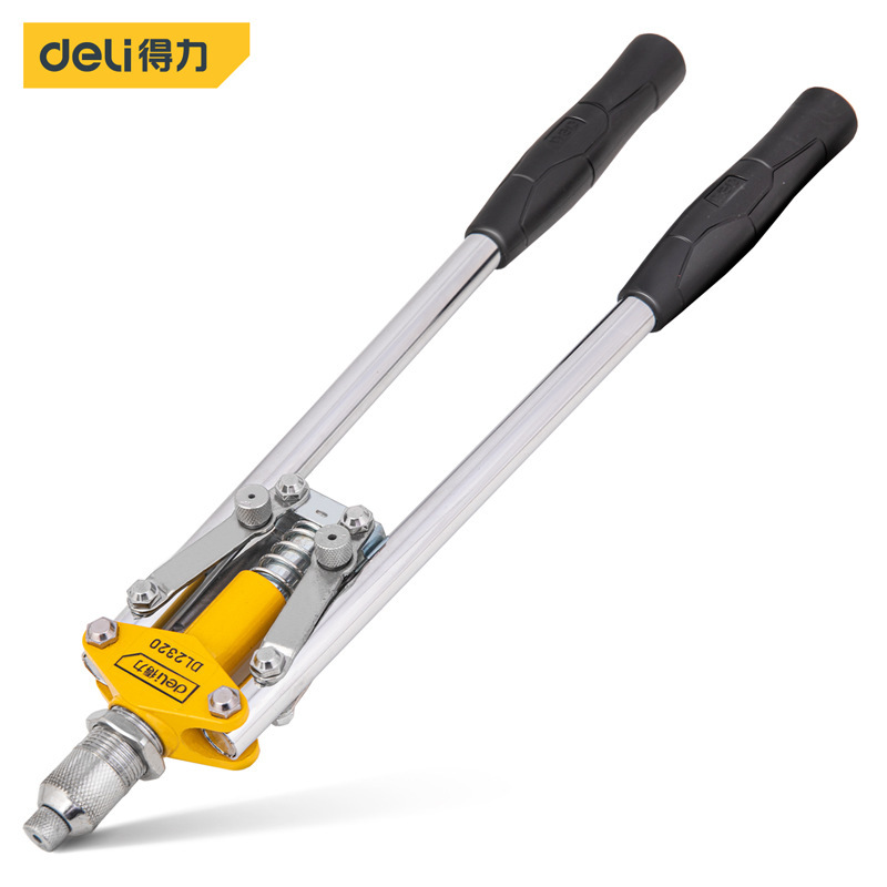 品牌授权 Deli/得力 双把拉铆枪3款/5款导嘴430-460mmDL2320