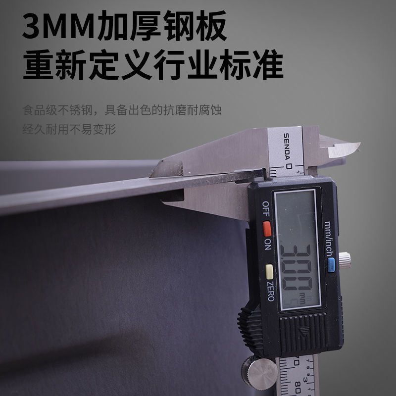 ブラックナノ 304 ステンレス鋼多機能シンクキッチンシンクシングルスロットダブルスロット厚みのあるカウンタートップミドルボウル|undefined