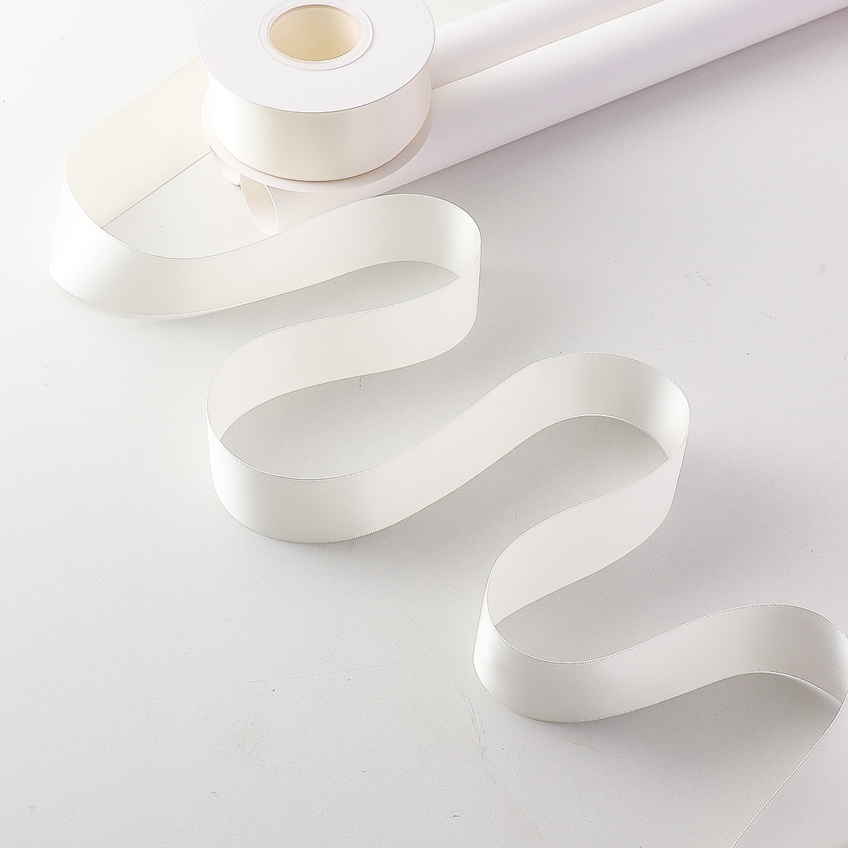 Siete colores cordier arroz blanco serie de alta calidad ramo de flores de cinta de color sólido cinta de regalo embalaje florista decoración