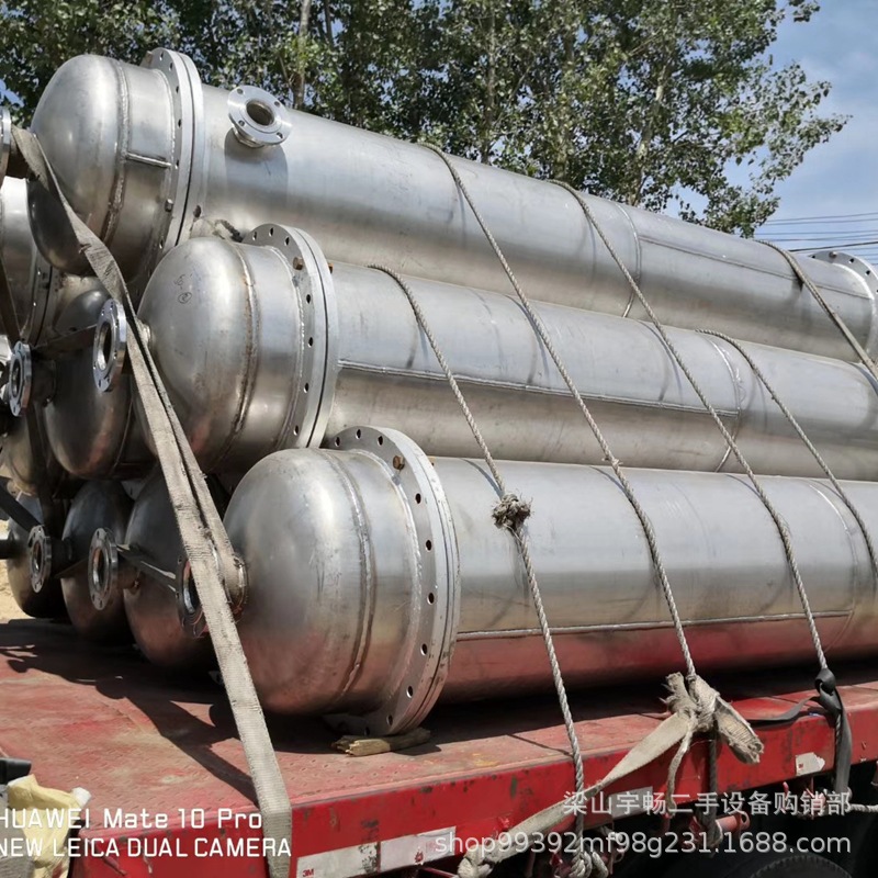 不锈钢换热器冷凝器 10- 800平方列管式冷凝器