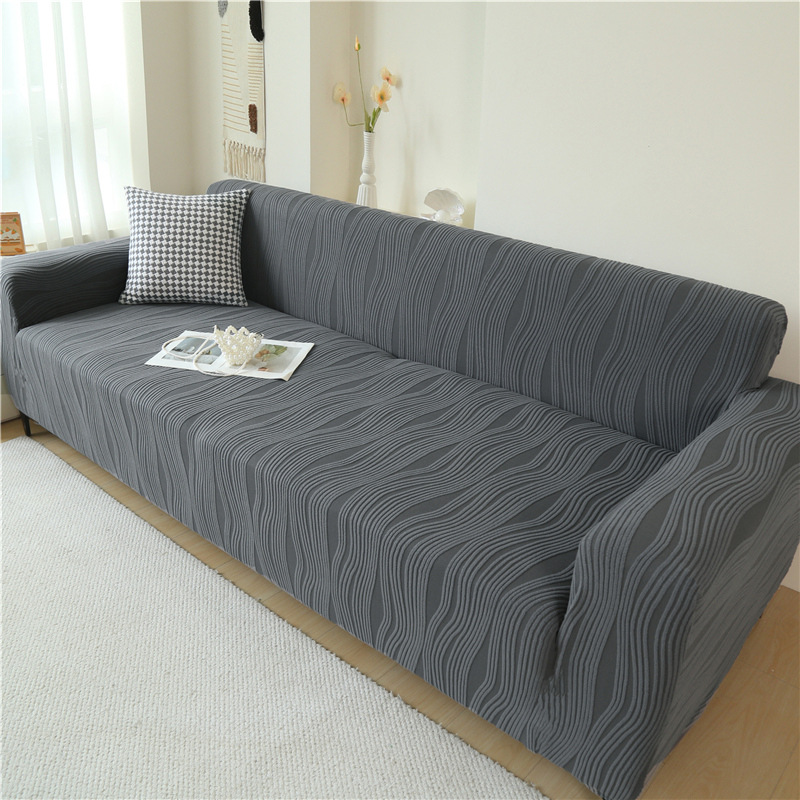 Knitted Jacquard Sofa Cover 2025 New Four-Season Full-Cover Universal Anti-Cat Scratch Cushion Cover Cross-Border