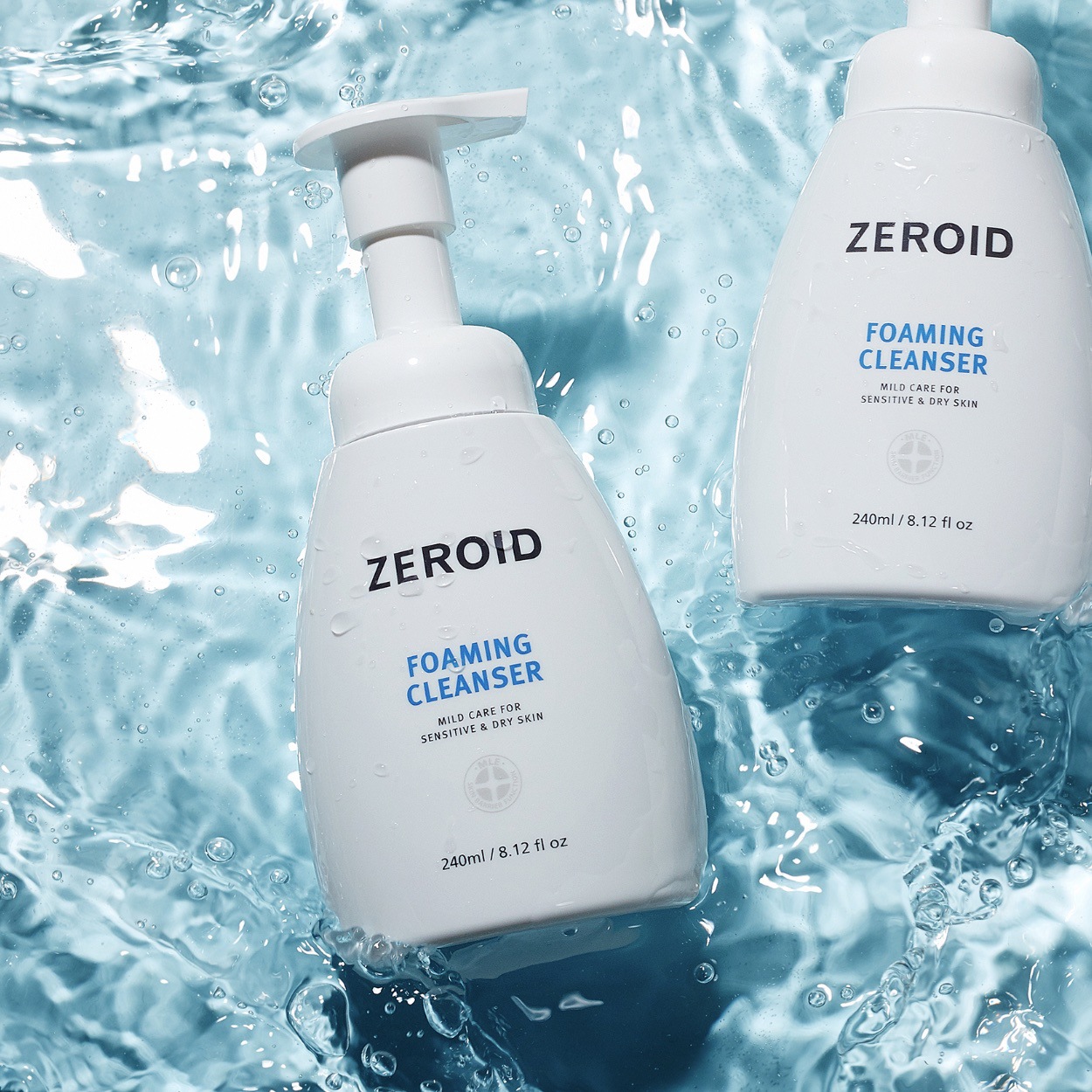 지루드 젠틀 스킨 케어 포밍 클렌저 240ml