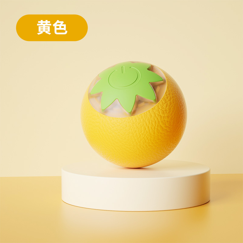 Forma de naranja transfronteriza, bola rodante gravitacional inteligente, gato, auto-hola, resistente a morder y aliviar el aburrimiento, bola de giro automático, suministros para mascotas