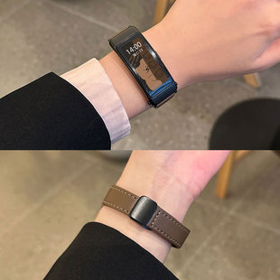 Huawei Bracelet B7/6 Strap b5 New Magnetic Buckle Leather B3 Wristband Advanced Sense Retro Style Sports Hand for Men and Women