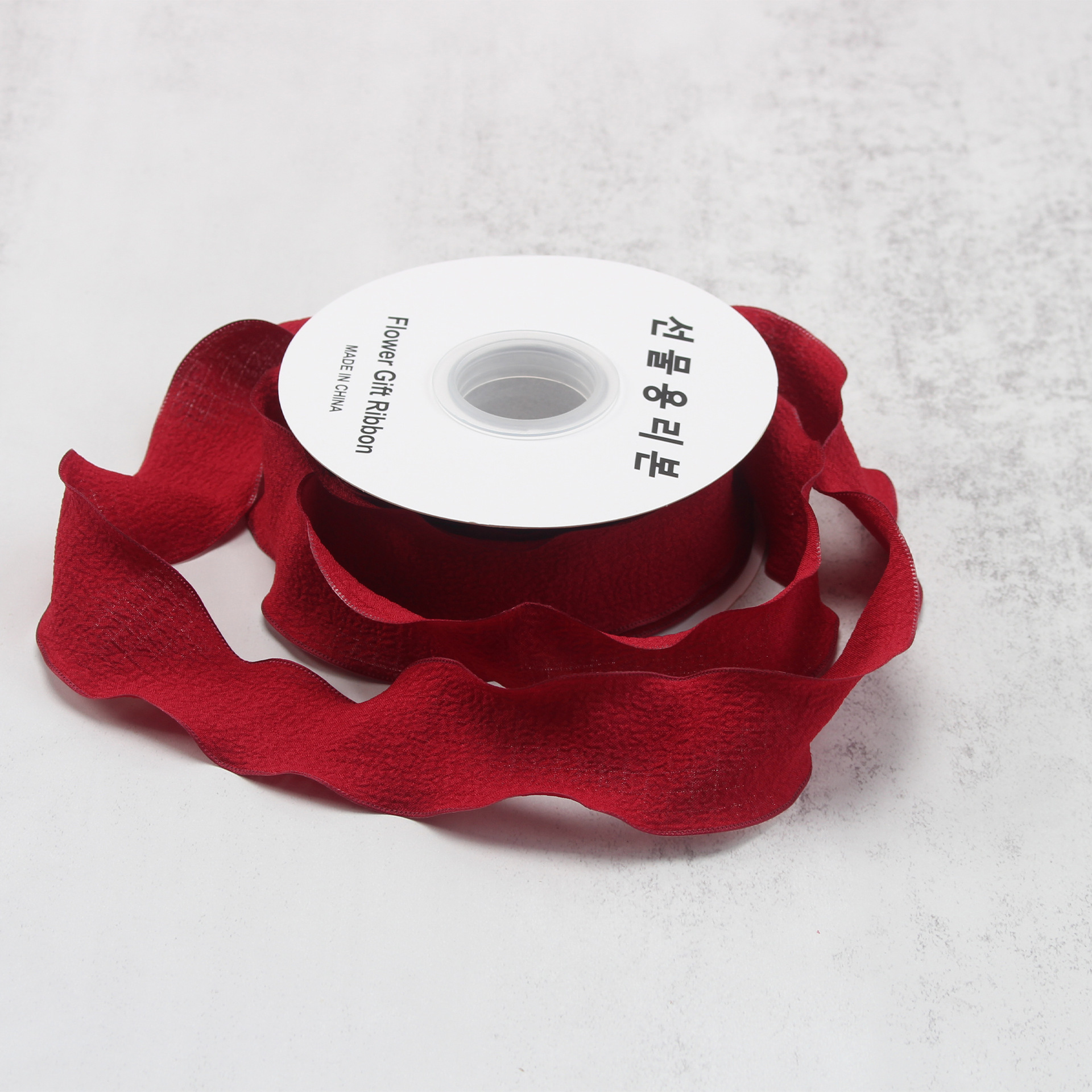 2,5 cinta plisada pastel de flores cola de pescado cinta de hilo embalaje para hornear caja de regalo de encaje arco de encaje DIY