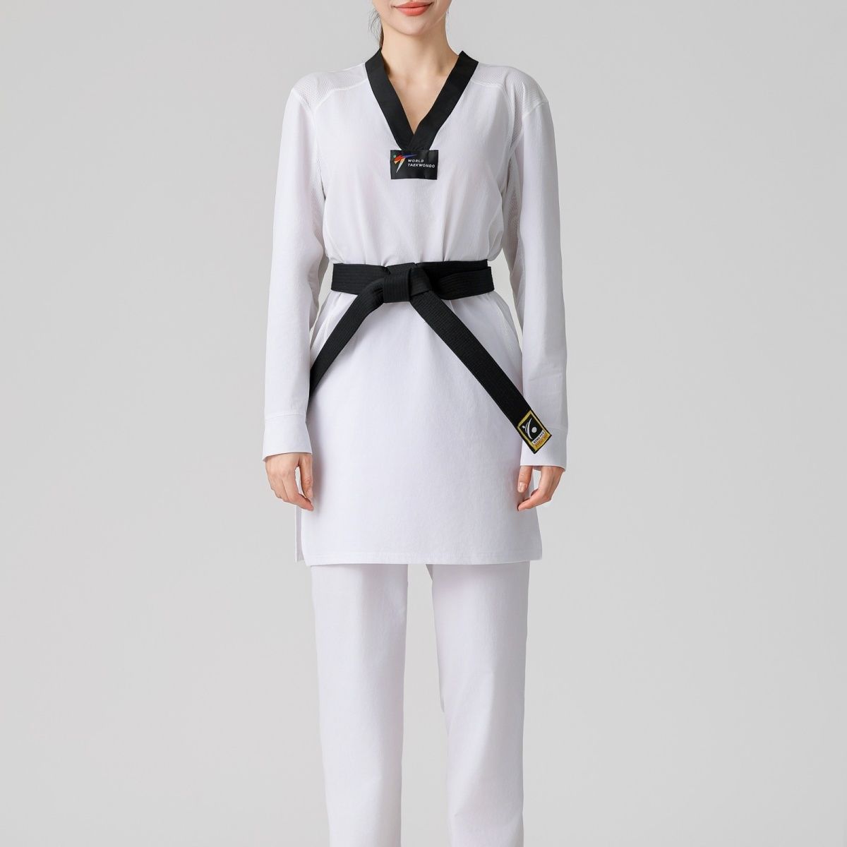 2025 New School Season Competitive Taekwondo Uniforms Elastic Tight Long-Sleeved Kidsren's Adult Competition Training Uniforms for Men and Women