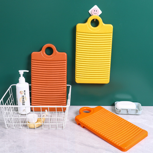 Factory direct sales plastic non-slip mini small washboard for home laundry hand-held washboard hand-held washboard