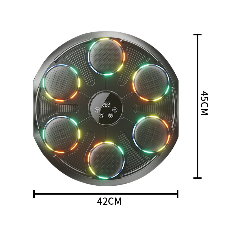 Dispositivo de treino de boxe com música Bluetooth para adultos e crianças_voghion.com