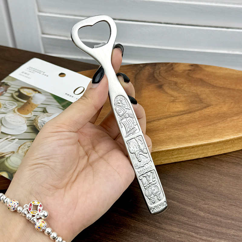 Chockmen 18 / 10 cóctel de acero inoxidable abre botellas de cerveza abre botellas de tapa creativa