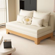 实木沙发床折叠多功能小户型新款客厅一体可伸缩沙发床