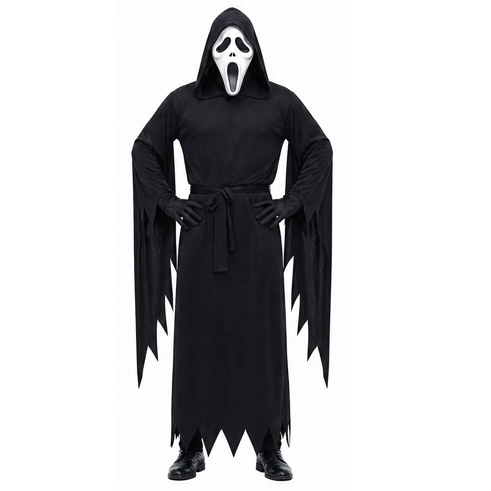 Halloween Death Dress Dress Up Sickle Screaming Death suit All Saints COS Horror Death Dress Up