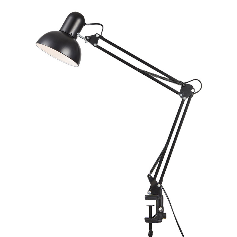 Lámpara de escritorio, lámpara LED plegable en voladizo, arte de uñas, lectura, estudio, trabajo, lámpara de escritorio, lámpara de clip para el hogar de dormitorio