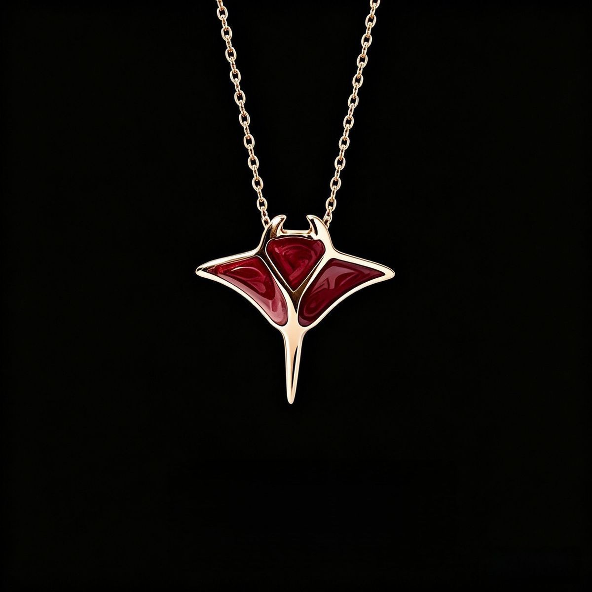 Maldives Devil Fish Necklace for Women, Niche High-End Style, Song Yaxuan's Same Model, Clavicle Chain, Gift for Girlfriend, Direct Sale from Manufacturer