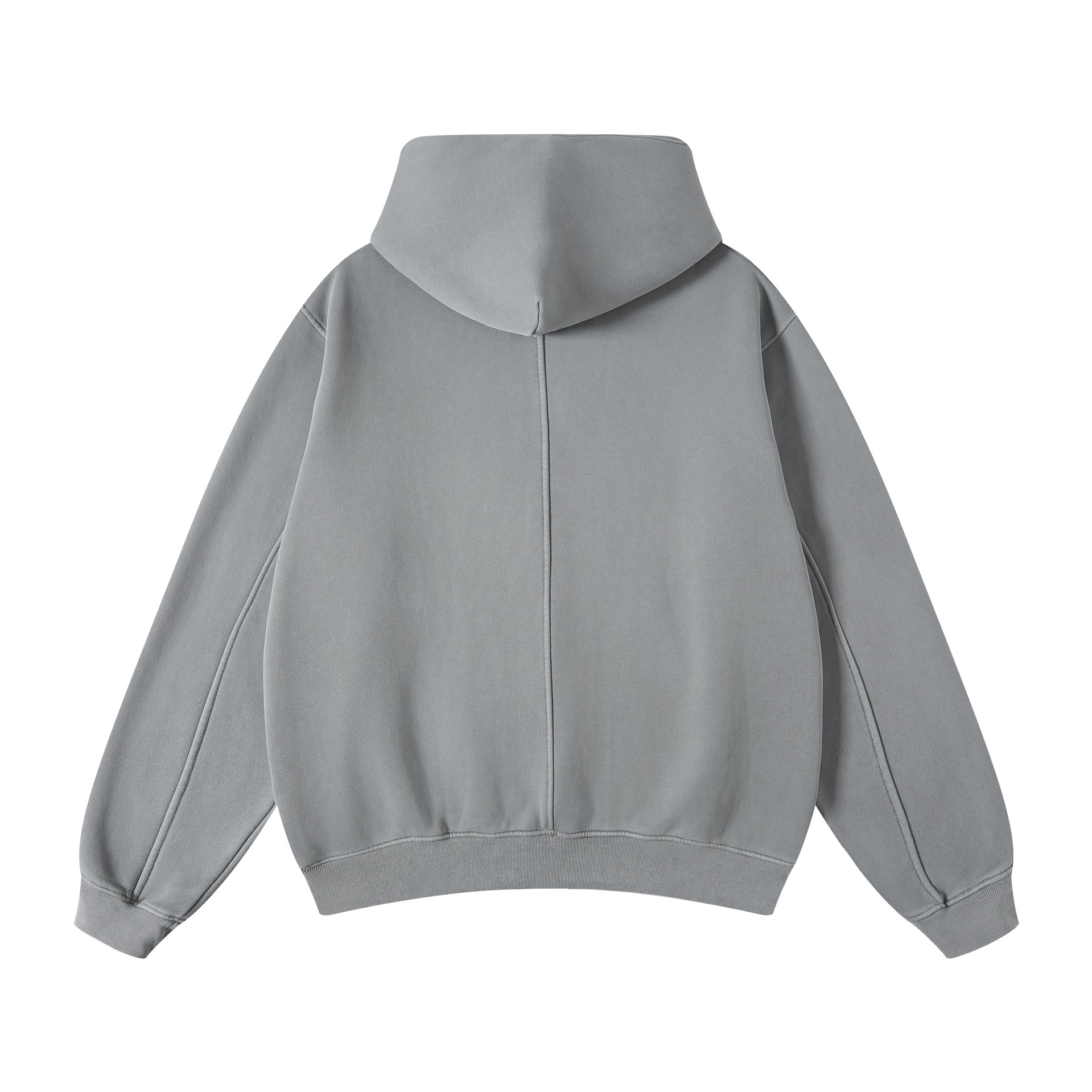 Men's Heavyweight Washed Hooded Sweatshirt For Autumn And Winter_voghion.com