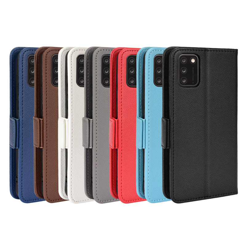 For TCL A3X mobile phone leather case card flip protective case TCL A3X mobile phone case litchi pattern A600DL money