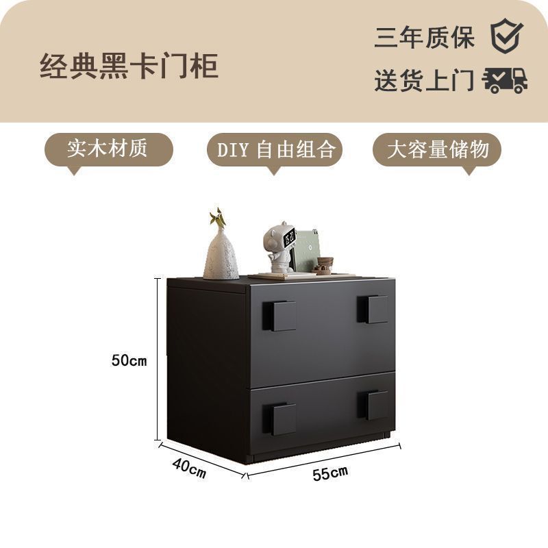 实木中古风卡门柜电视柜客厅家用简约电视机边柜自由组合diy斗柜|undefined