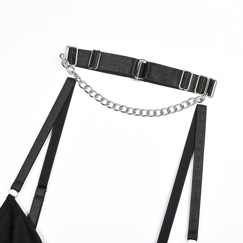 Title 7, Conjunto modelador feminino com tela transparen...