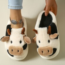 E 39312 Cartoon Cow Slippers ��ͨ��ţ����Ь ŷ���羳����