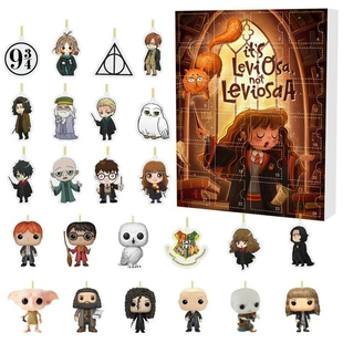 Адвент-календарь 24 дня (Harry Potter) blind box — акриловые подвески для ёлки, 26×18×3 см