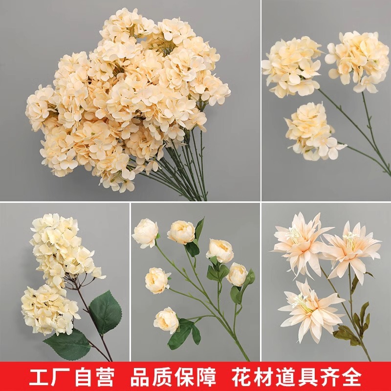 シャンパン模擬花シーンアレンジメント結婚式結婚式家の装飾装飾品花模擬花フェイクブーケ卸売|undefined