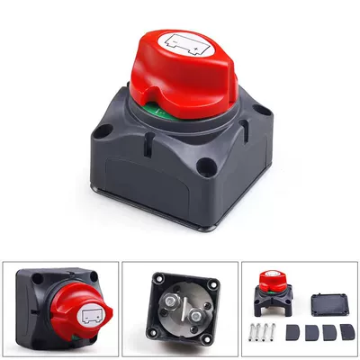 Power supply, ignition system accessories power-off switch, high-current yacht